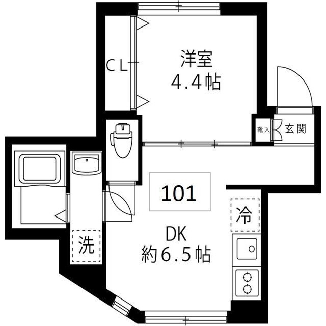 FACTORY NAKAMEGURO（ファクトリー中目黒）101の間取り