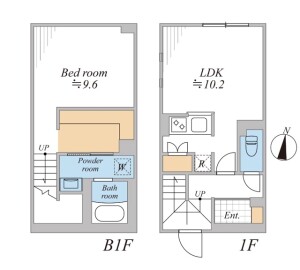 LEGALAND桜新町ANNEX103の間取り