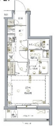 クレヴィスタ三軒茶屋301の間取り