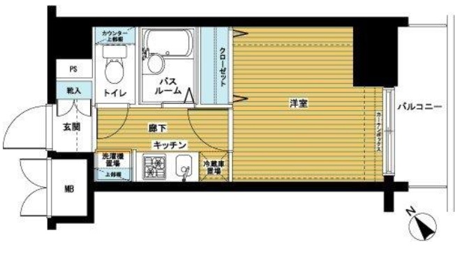 トーシンフェニックス代々木502の間取り