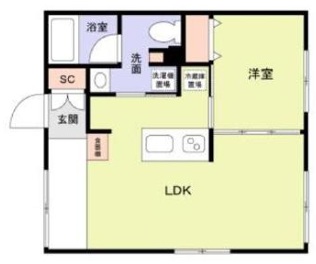 ASTILE目黒不動前(アスティーレ目黒不動前)301の間取り