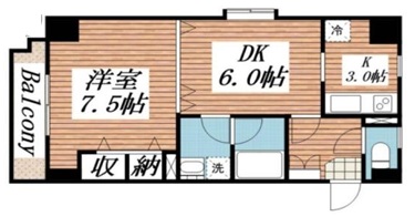 サンアーバン目黒803の間取り