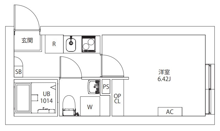 AXIA M-City武蔵小山201の間取り