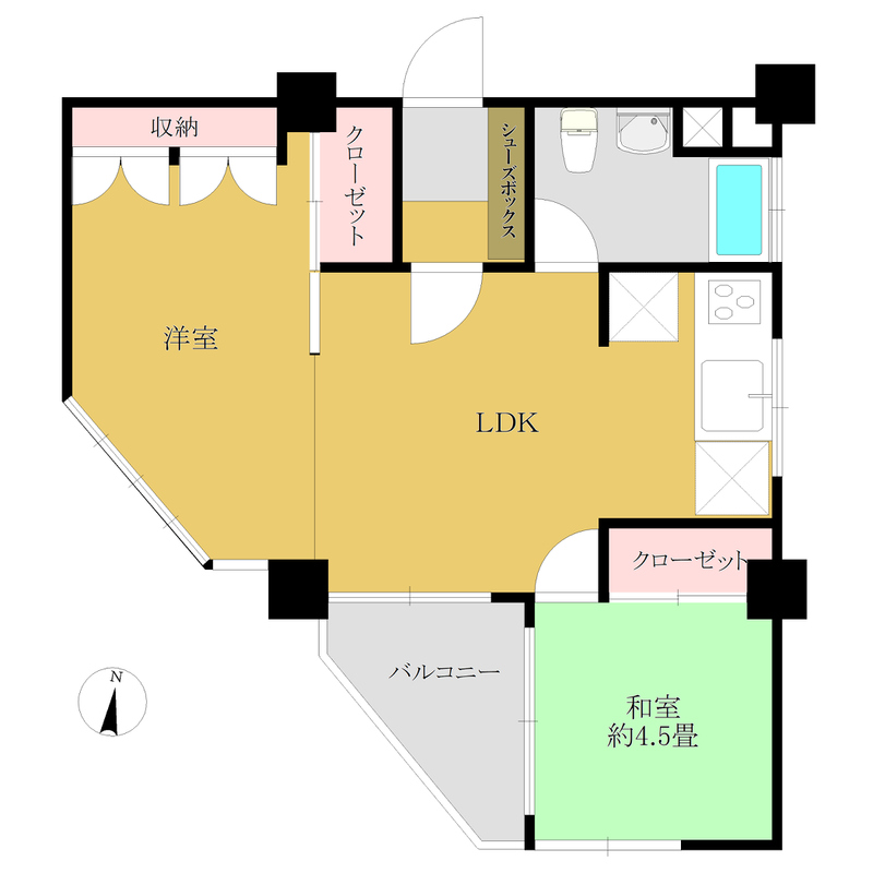 カーサ青葉台504の間取り