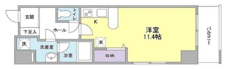ソリッド大橋801の間取り