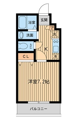 富士見プレイス0303の間取り