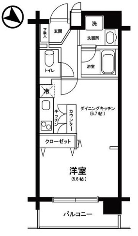 インフィニティ渋谷山手902の間取り