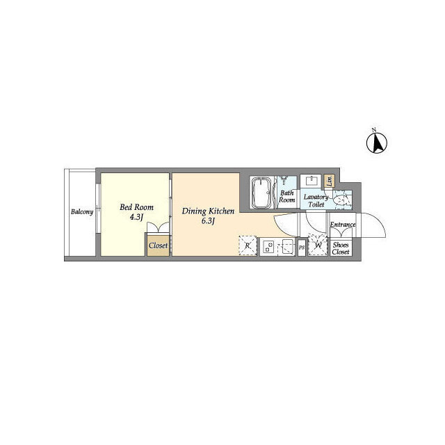ベルファース三軒茶屋403の間取り