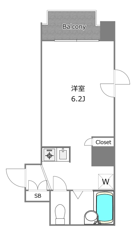 エス・フレール203の間取り