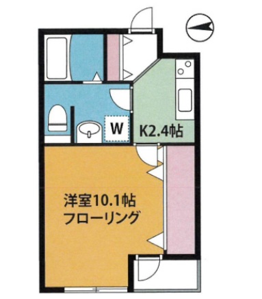 ルミナスコート三軒茶屋204の間取り