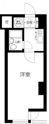 道玄坂２丁目マンション（物件名非掲載）号室非公開の間取り