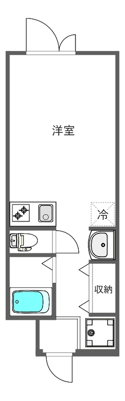 デコールブロッコ高円寺北102の間取り