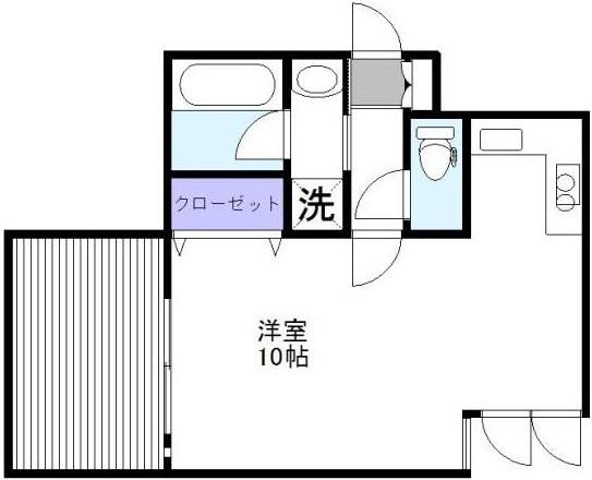 シェーンハイム鷹番402の間取り