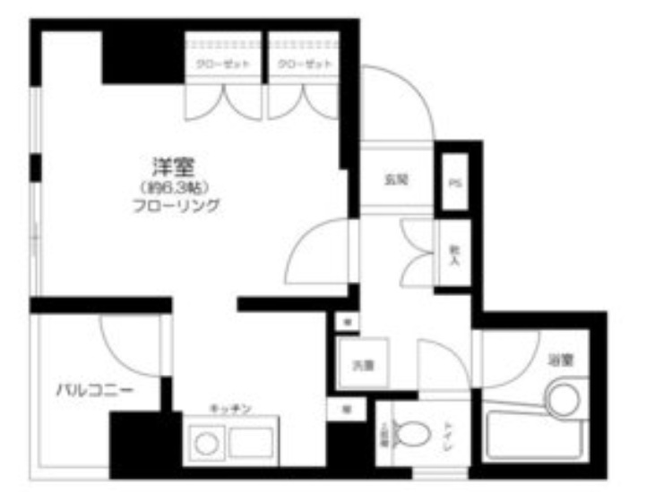 太子堂1丁目マンション（物件名非掲載）-の間取り