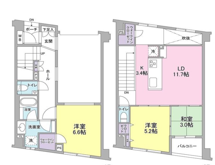 ソアラノーム碑文谷115の間取り