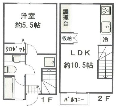 パラディーソ広尾102の間取り