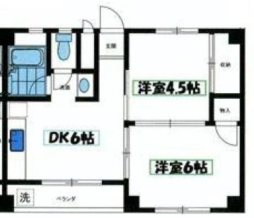 ヒルサイド白金203の間取り