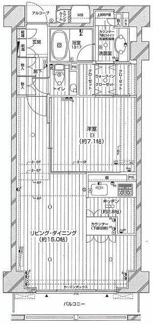 ジェイパーク中目黒?302の間取り