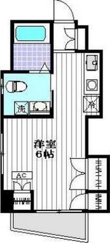 メゾンドハラドゥ301の間取り