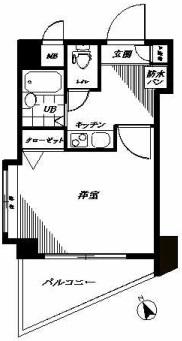 プラネット南青山401の間取り