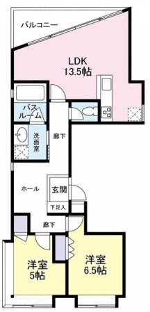 トリビュート白金301の間取り