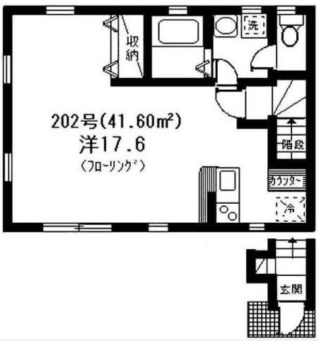 プランドール代官山202の間取り