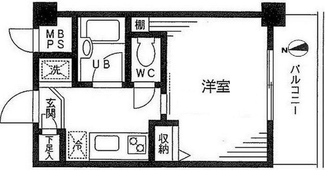 グリーンフォード自由が丘205の間取り