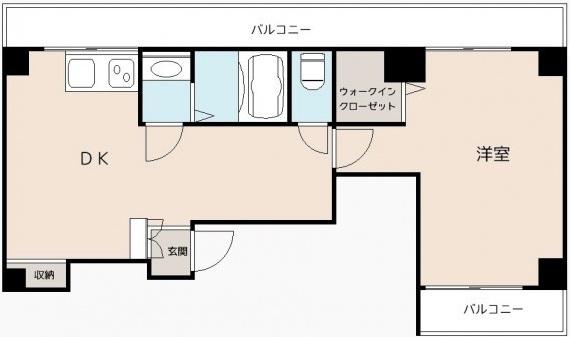 ルヴェ・ドゥ・プランタン501の間取り