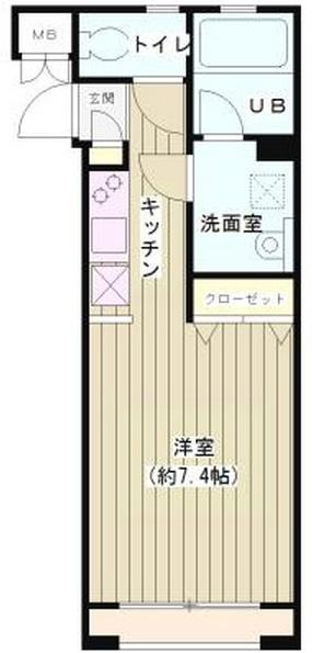 アートミルレ自由が丘204の間取り