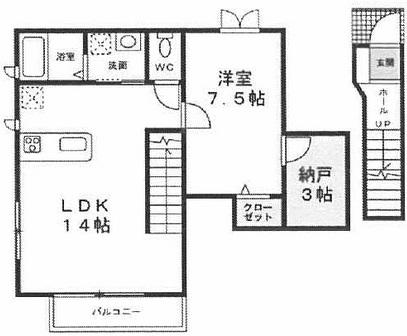 らぴす302の間取り