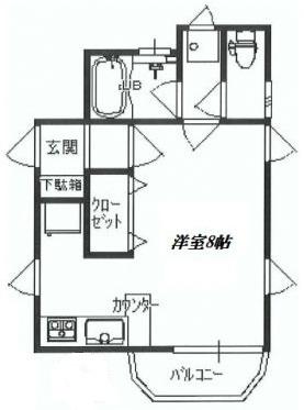 サンセールカマタ201の間取り