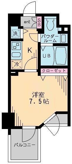 ドゥーエ学芸大学?(旧チェスターハウス学芸大学)206の間取り