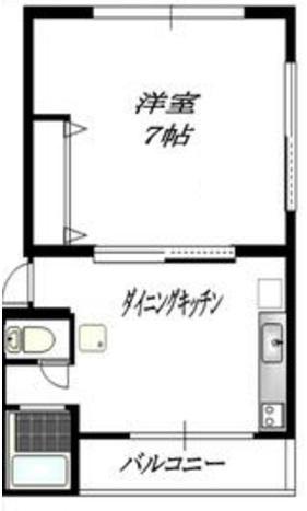 コーポミナミ303の間取り