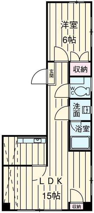 アネックス世田谷501の間取り