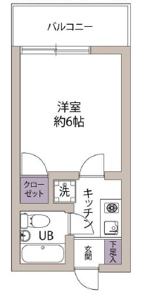 ピア三軒茶屋203の間取り