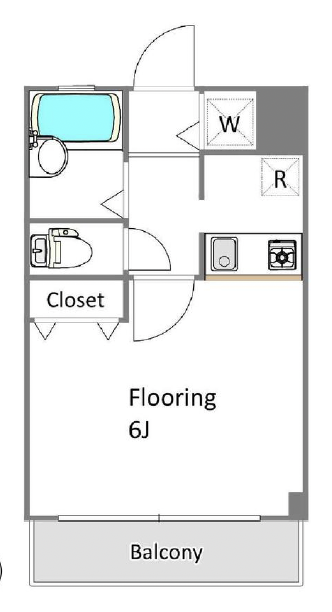 フローレンス207の間取り