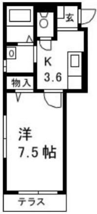 ルーテシア池尻101の間取り