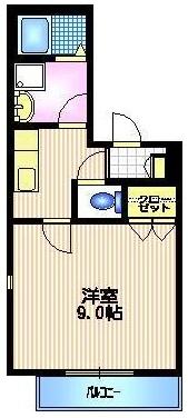 コラール自由が丘301の間取り