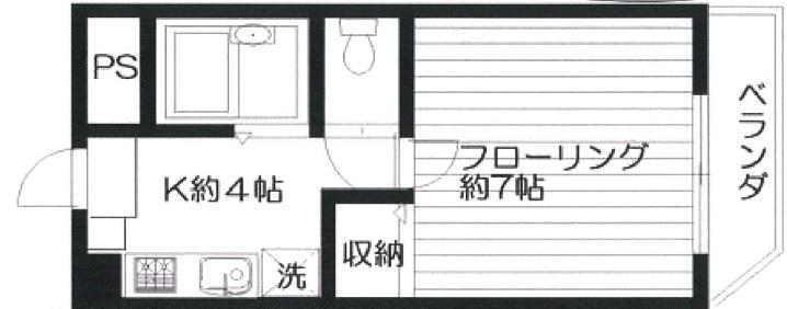 ハイツYMT203の間取り