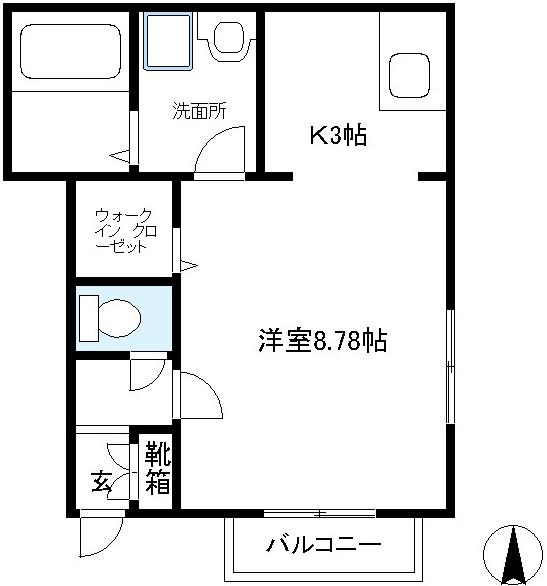 エスポワール?101の間取り