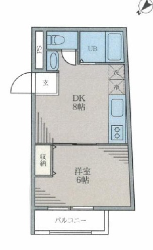 セントフランシス東山103の間取り