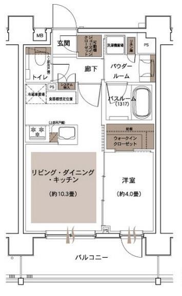 エクセレントシティー白金高輪904の間取り