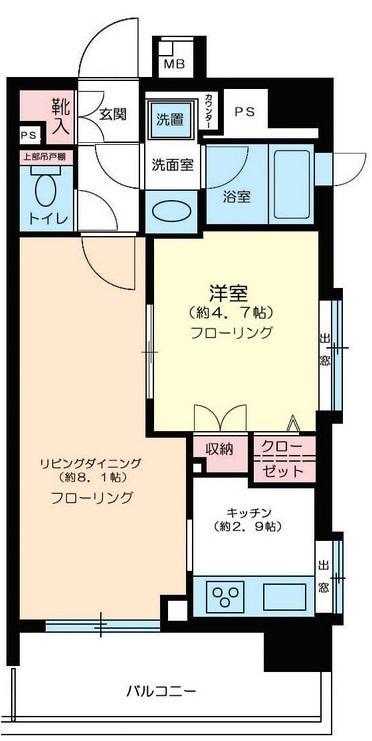 ビューネ渋谷桜丘3Fの間取り