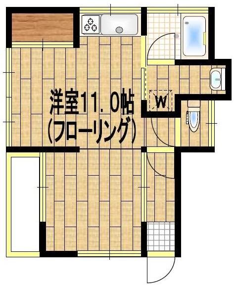 サンハイム101の室内1