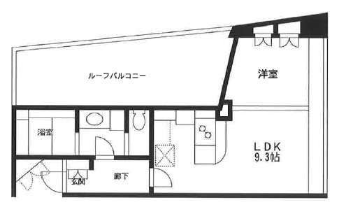 KDXレジデンス駒沢大学(旧レガーロ駒沢公園)506の間取り