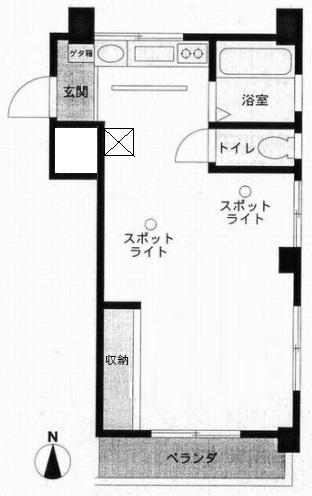 橋本マンション401の間取り