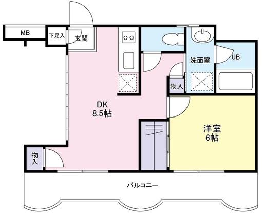 ロッキー三軒茶屋202の間取り