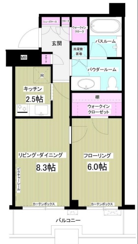 マスタービューレジデンス518の間取り
