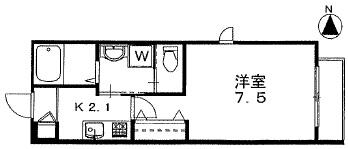 ジョイバレー三軒茶屋201の間取り