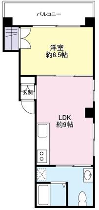 プランドール上馬402の間取り